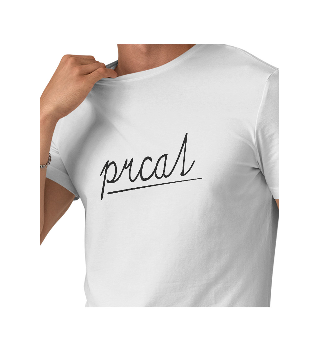Pánské tričko bílé Prcat