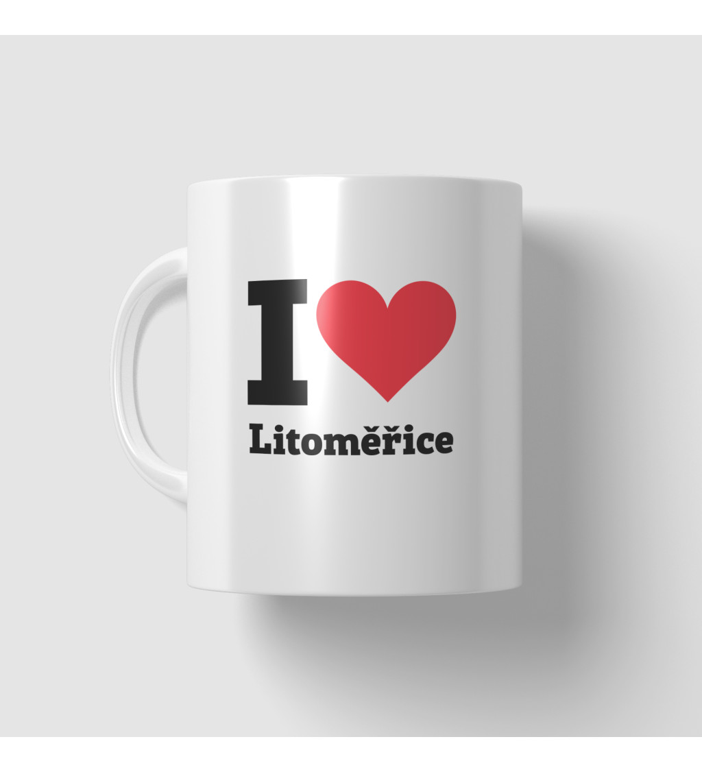 Hrnek s motivem - I love Litoměřice