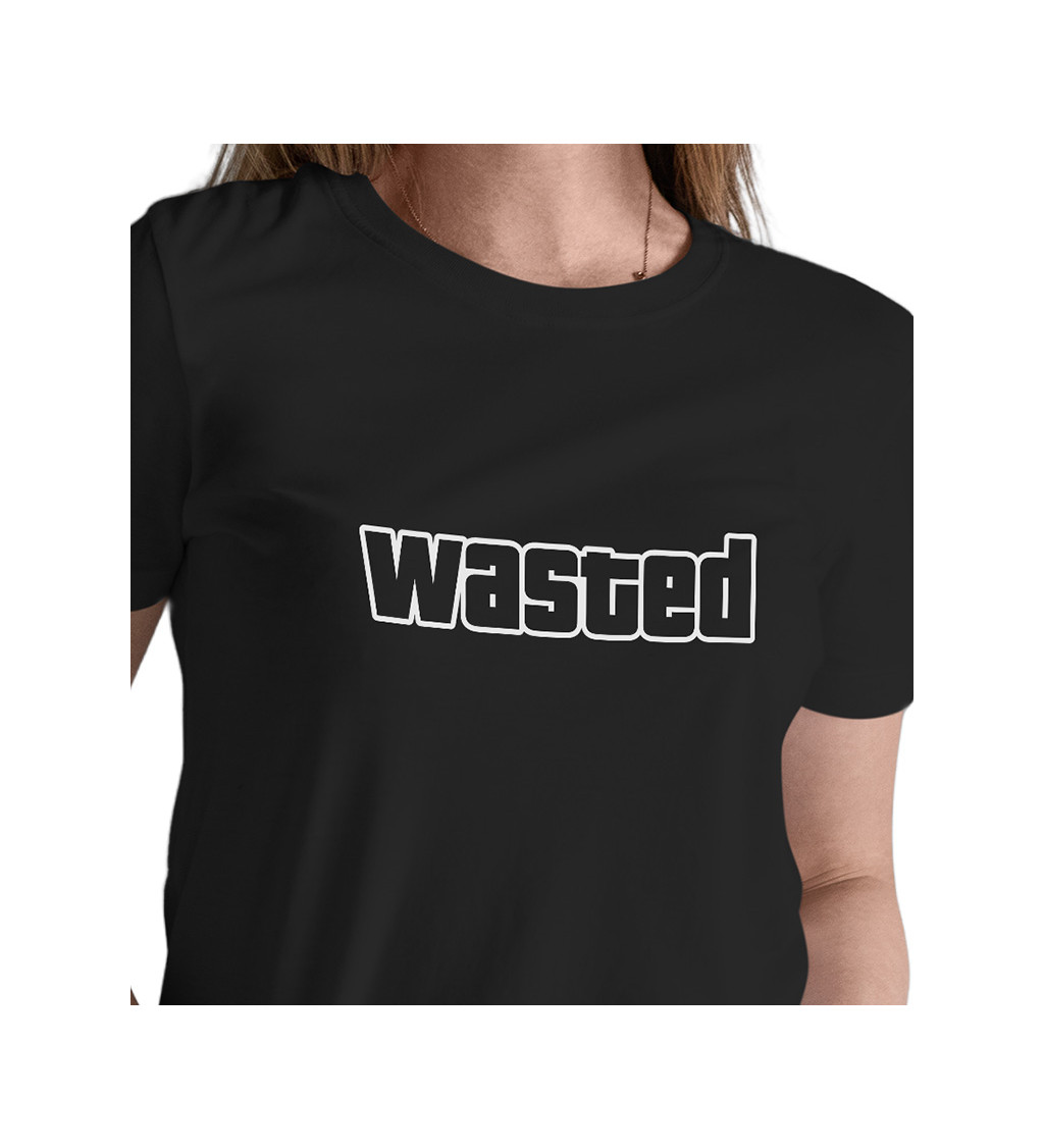Dámské tričko černé Wasted