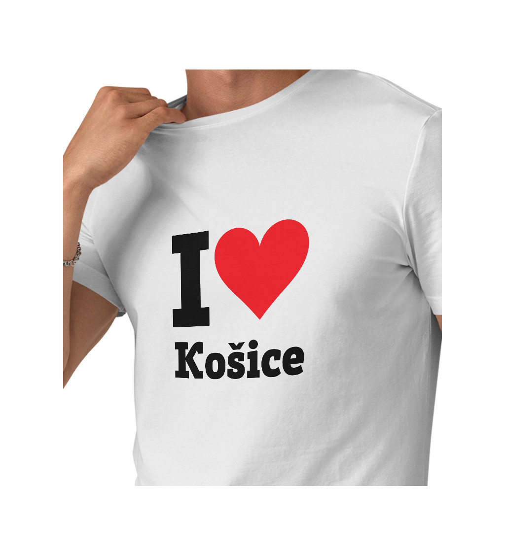 Pánské triko I love Košice