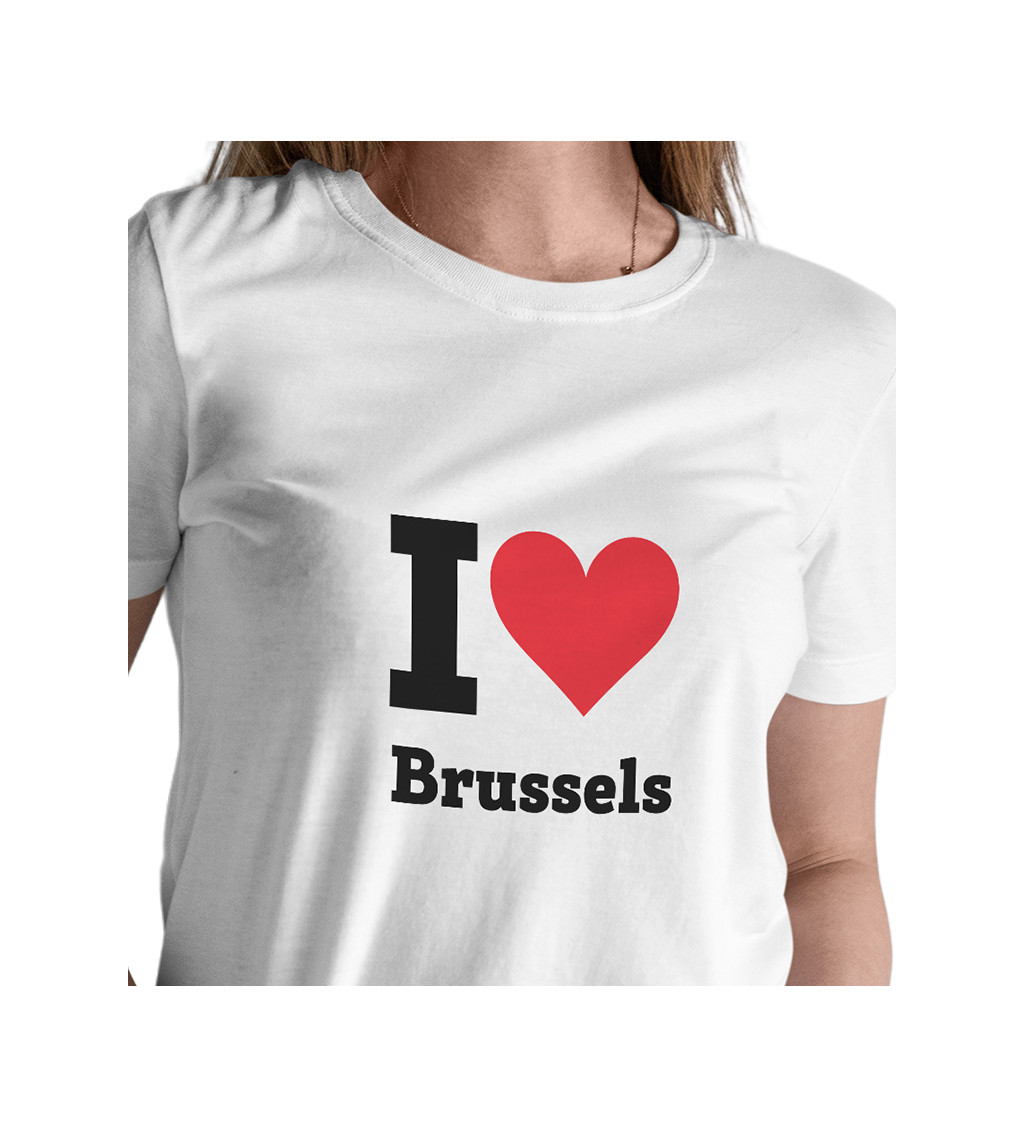 Dámské triko I love Brussels