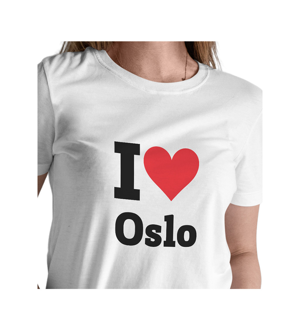 Dámské triko I love Oslo