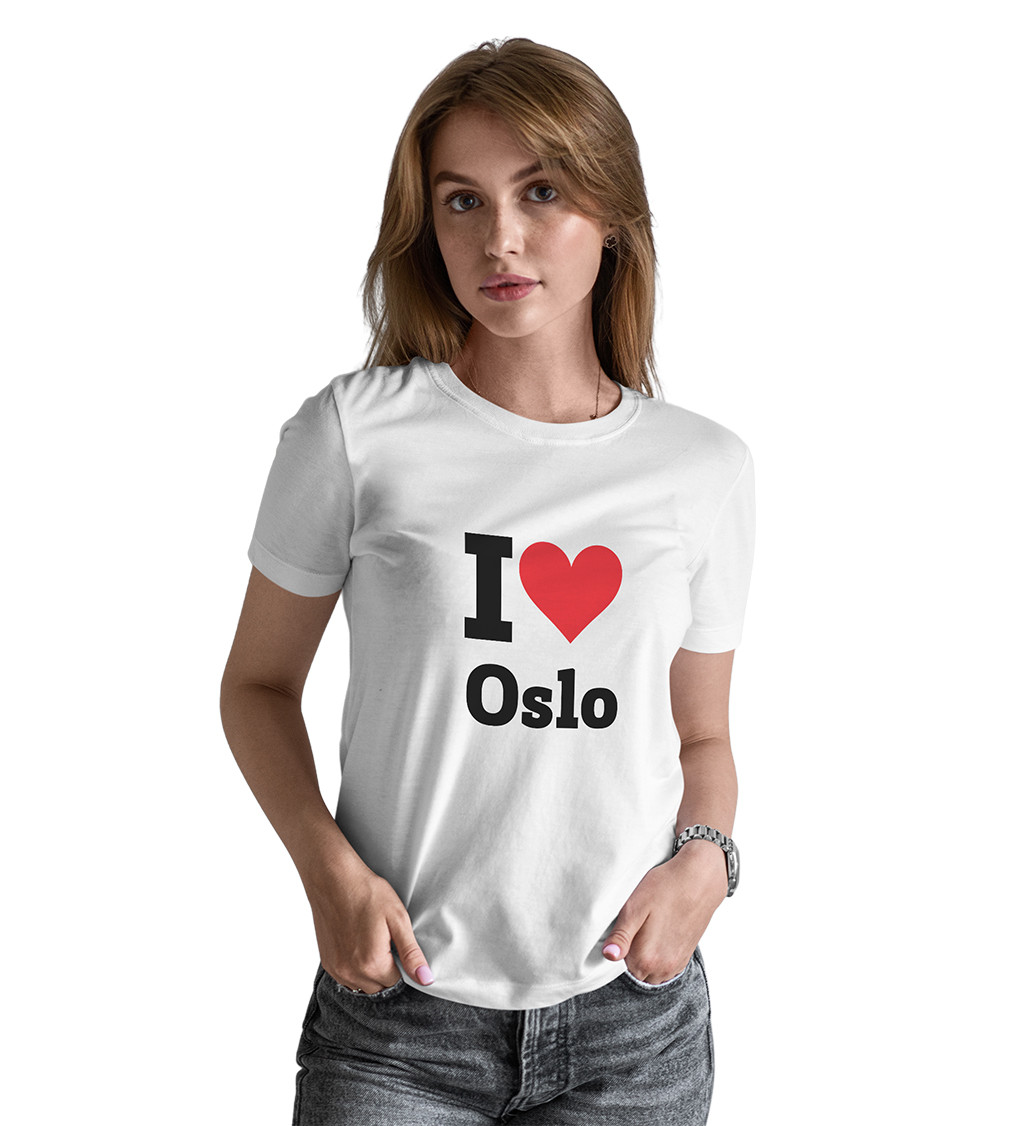 Dámské triko I love Oslo