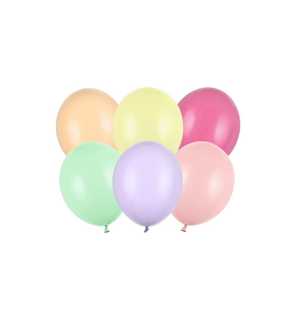 Latexové balónky - pastelové