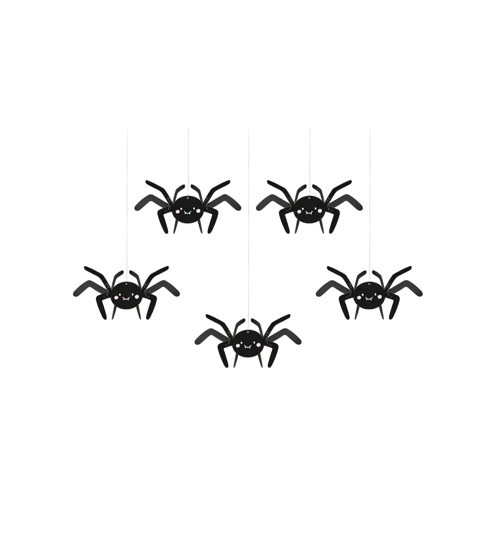 Pavouci - papírová dekorace