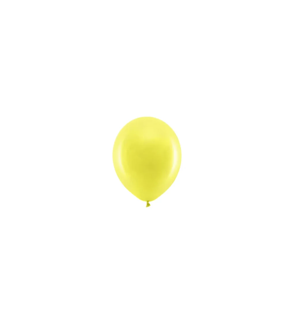 Žluté balónky latexové