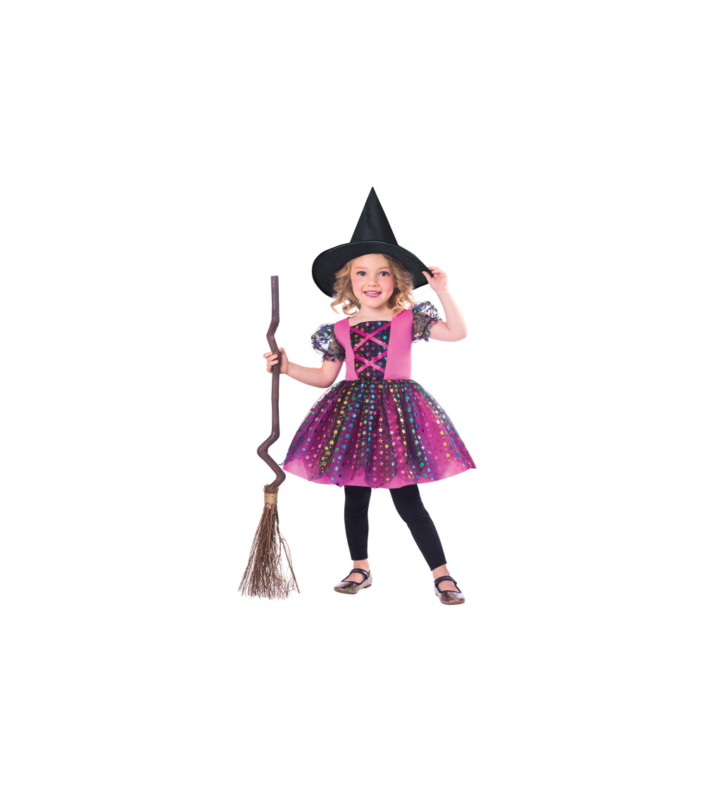 Rainbow Witch dívčí kostým