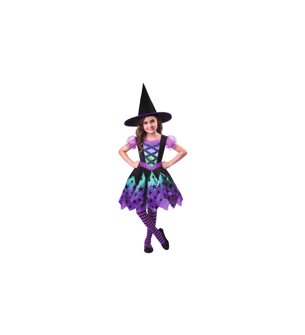 Spell čarodějka dívčí kostým