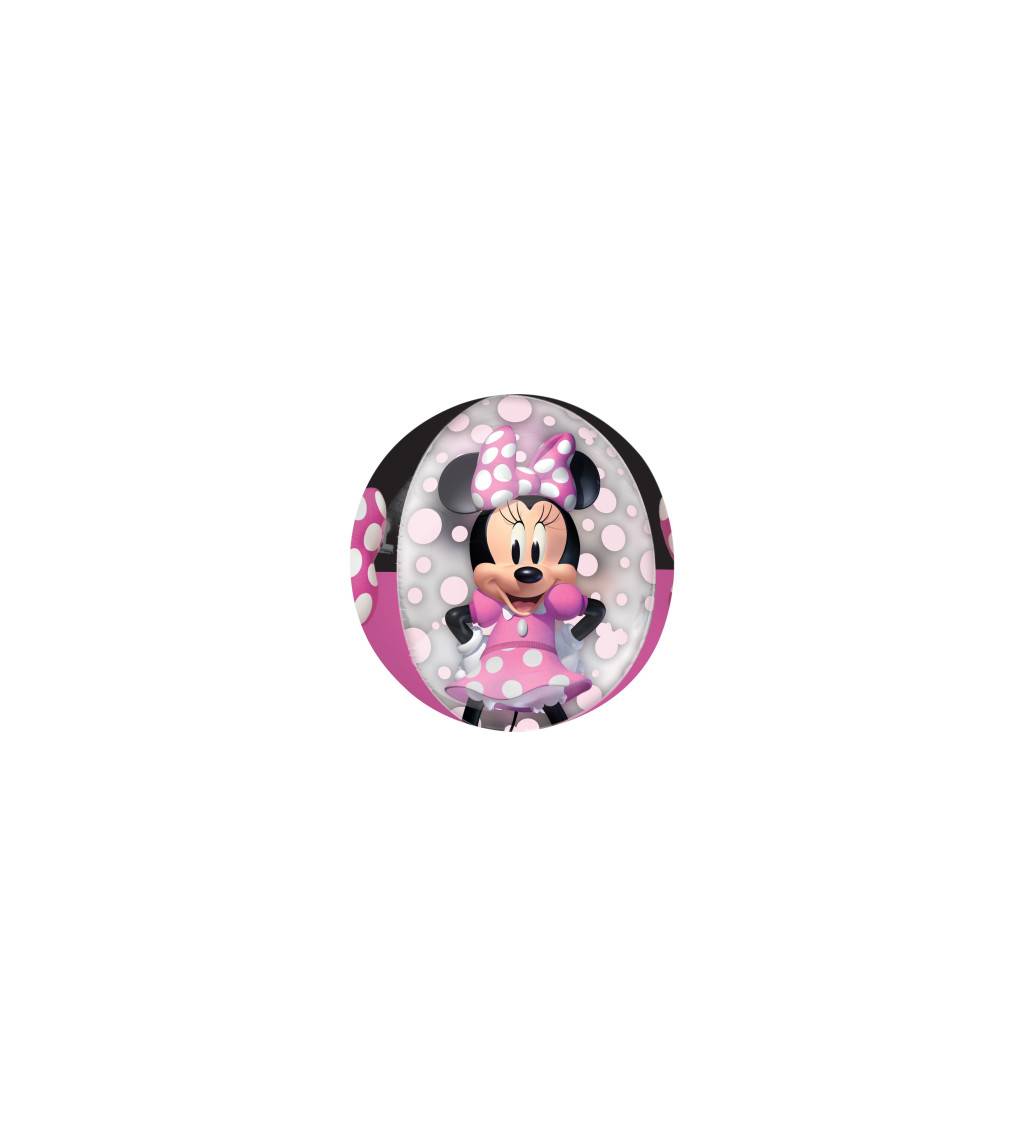Minnie růžový balónek
