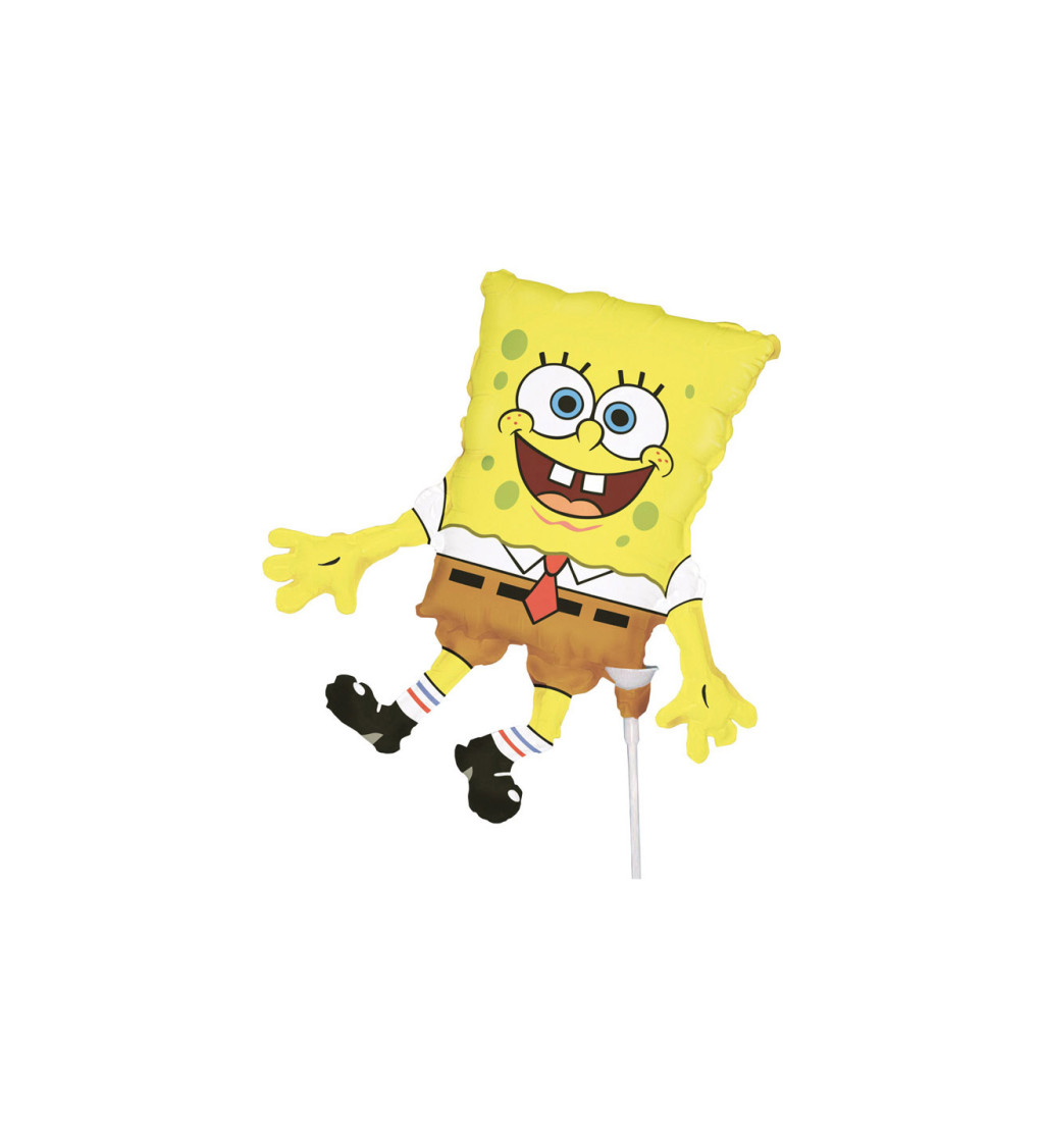 Spongebob balónek na tyčce