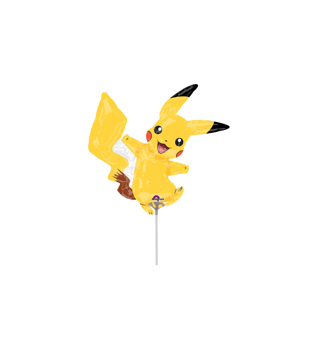 Pikachu balónek na tyčce