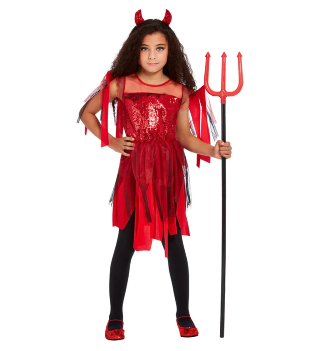 Ďábel - dívčí kostým