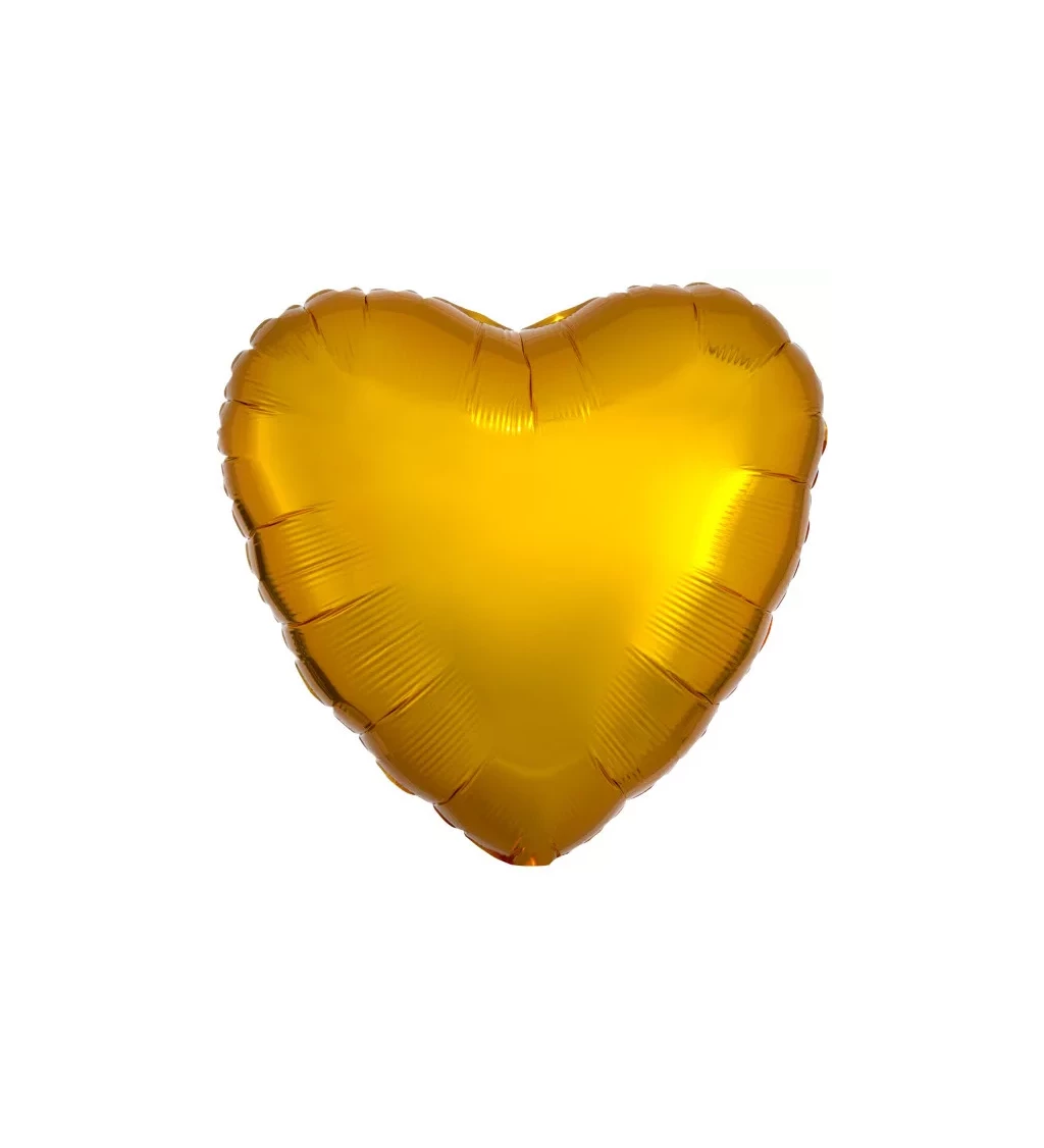 Zlaté srdce balón