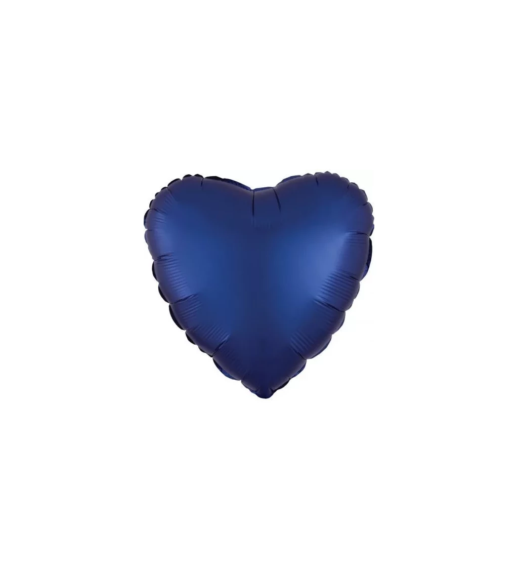 Velké modré srdce balónek
