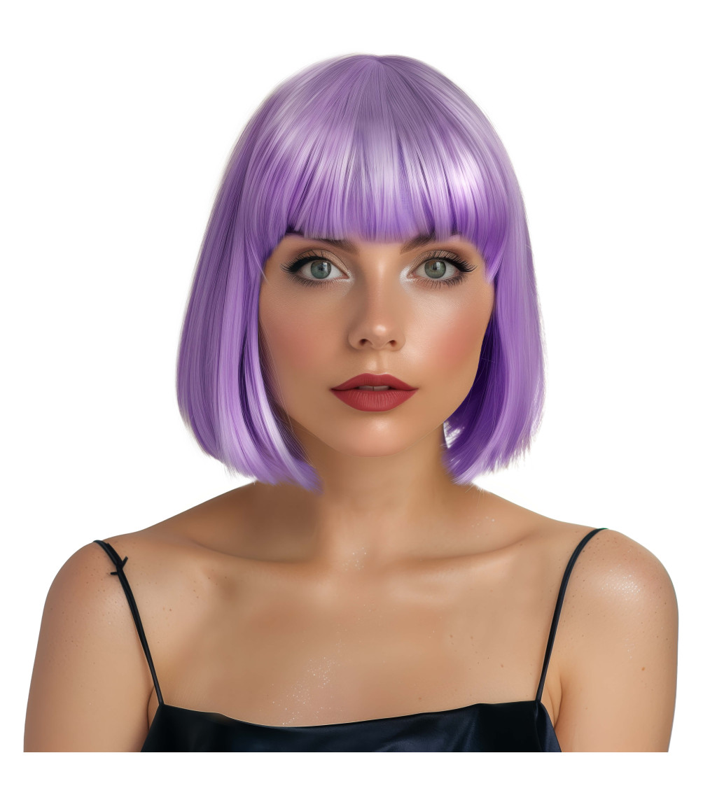Dámská paruka mikádo fialová
