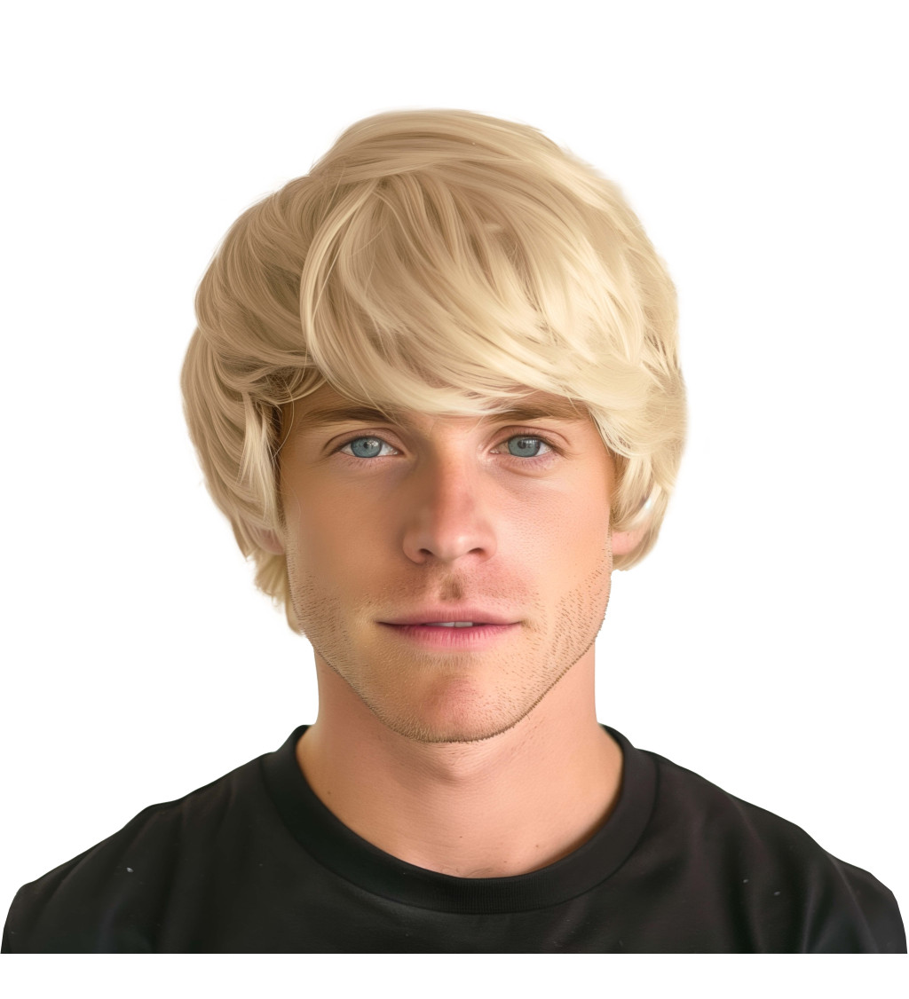 Pánská paruka blond