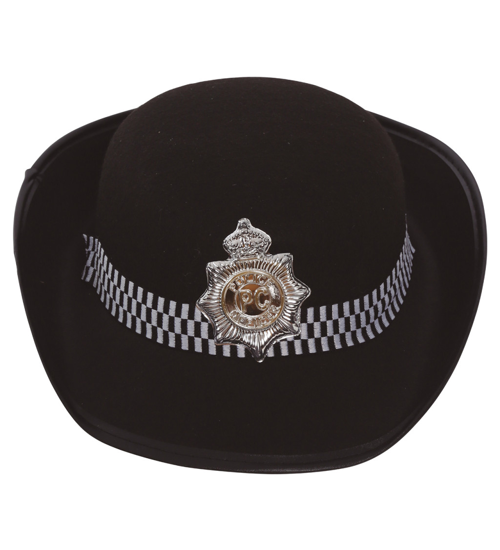 Klobouk policisty z filcu