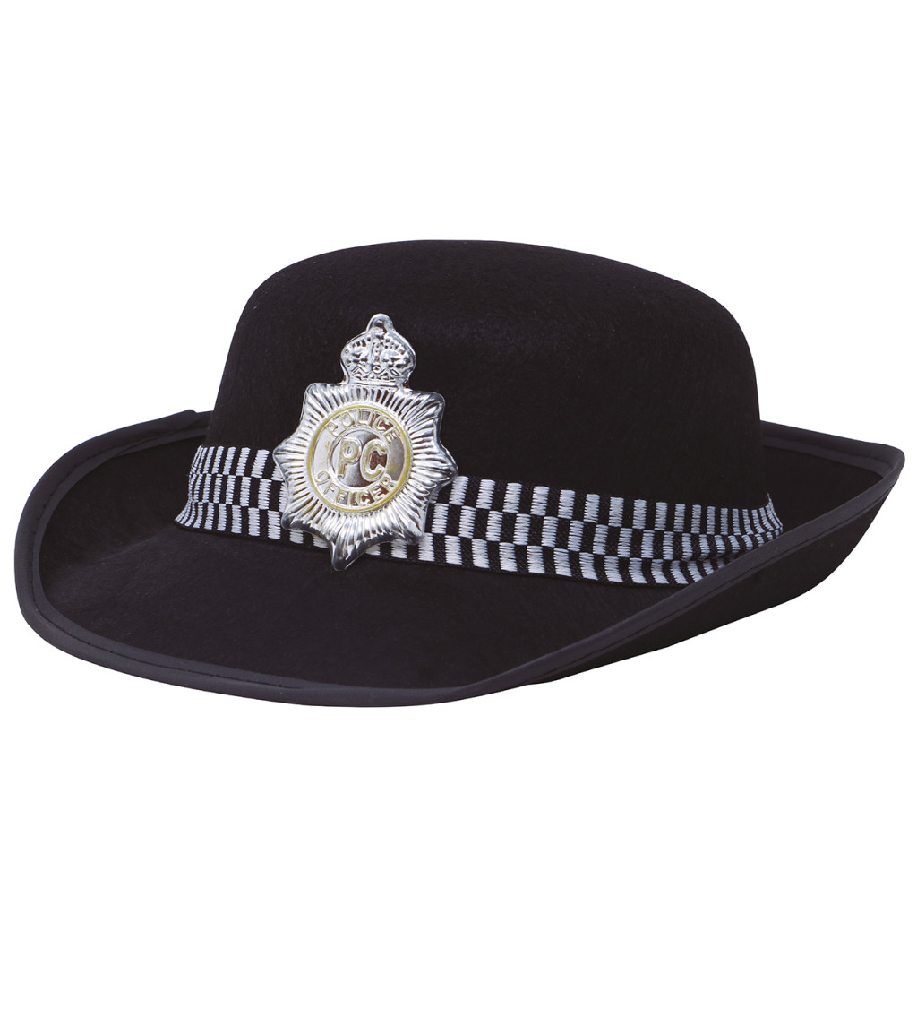 Klobouk policisty z filcu