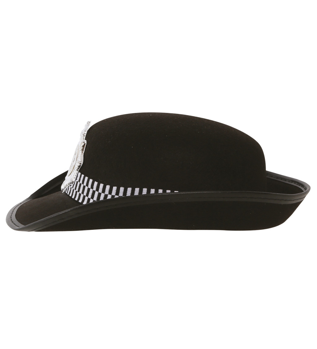 Klobouk policisty z filcu