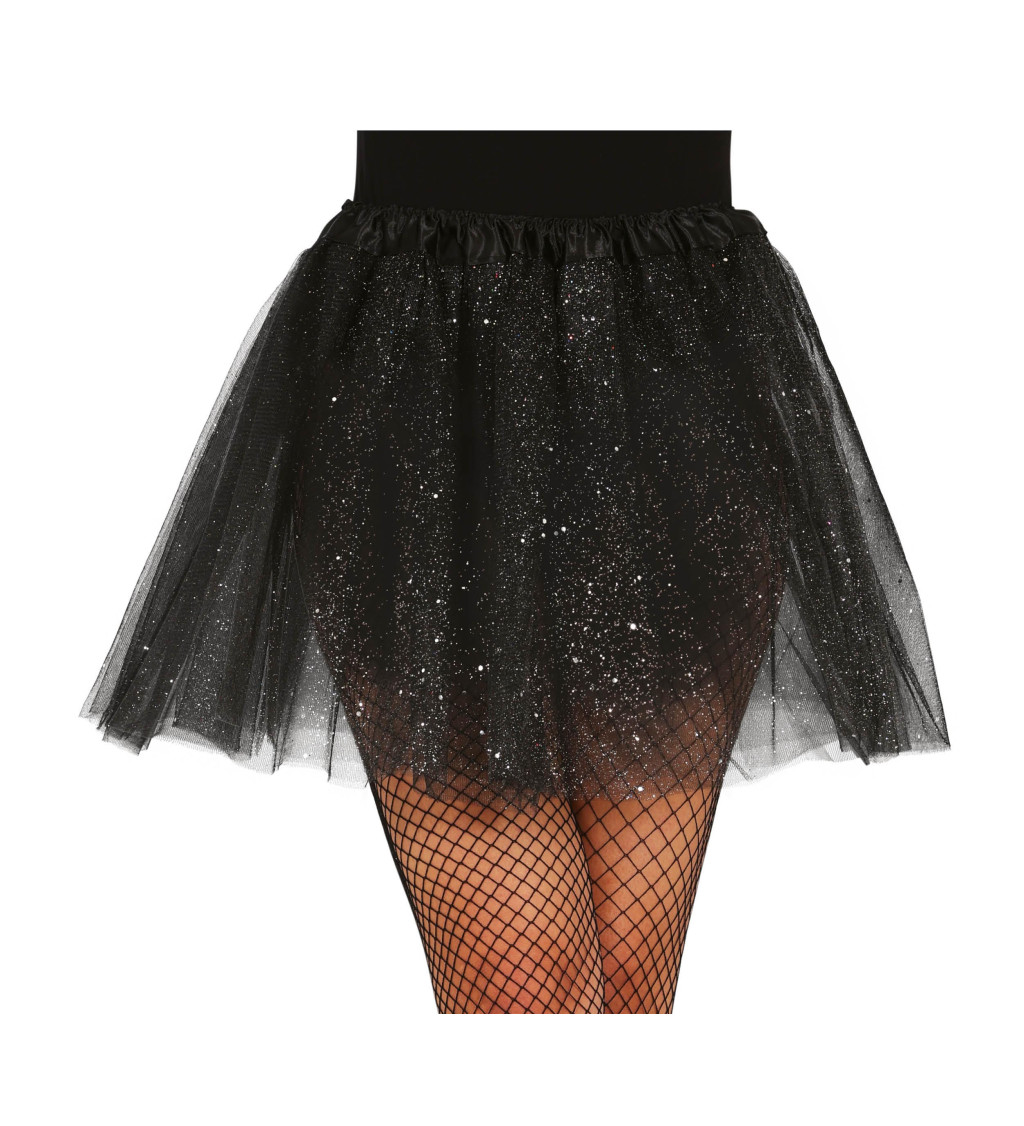 Tutu s třpytkami černá