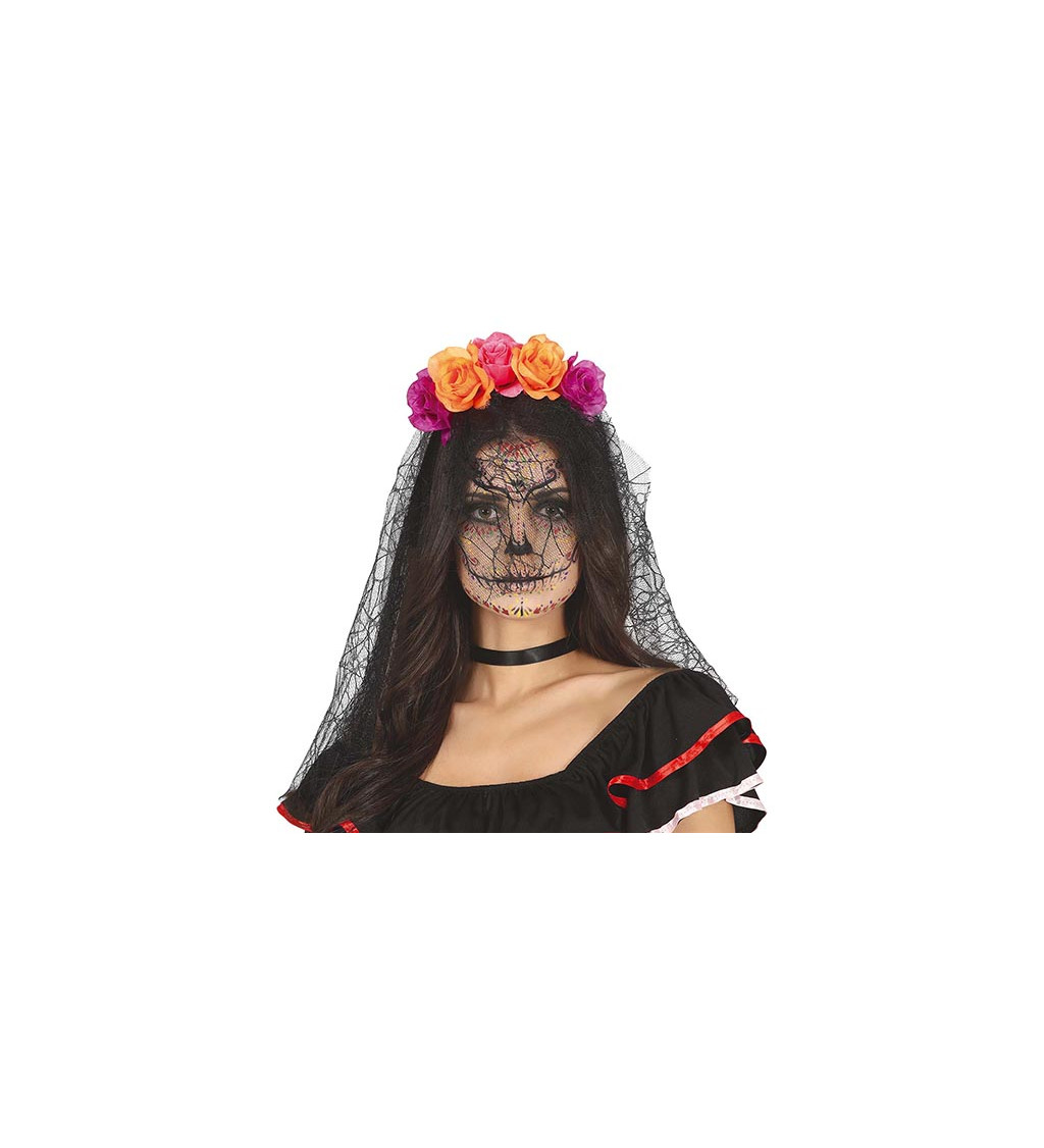 Čelenka - květiny