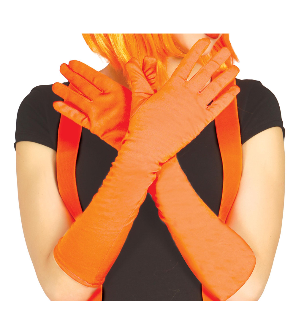 Rukavice oranžové