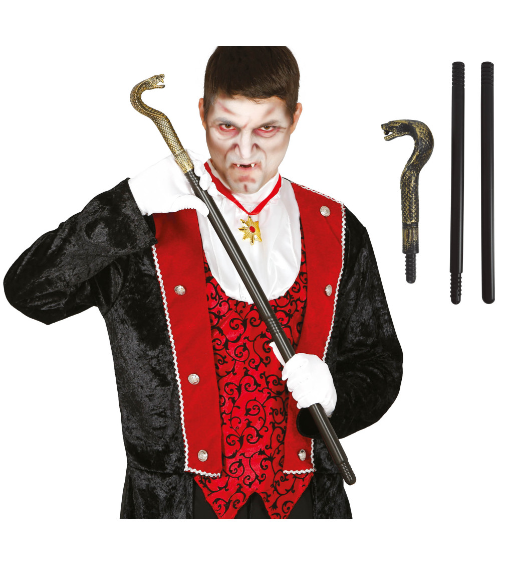Hůlka s hadem odnímatelná