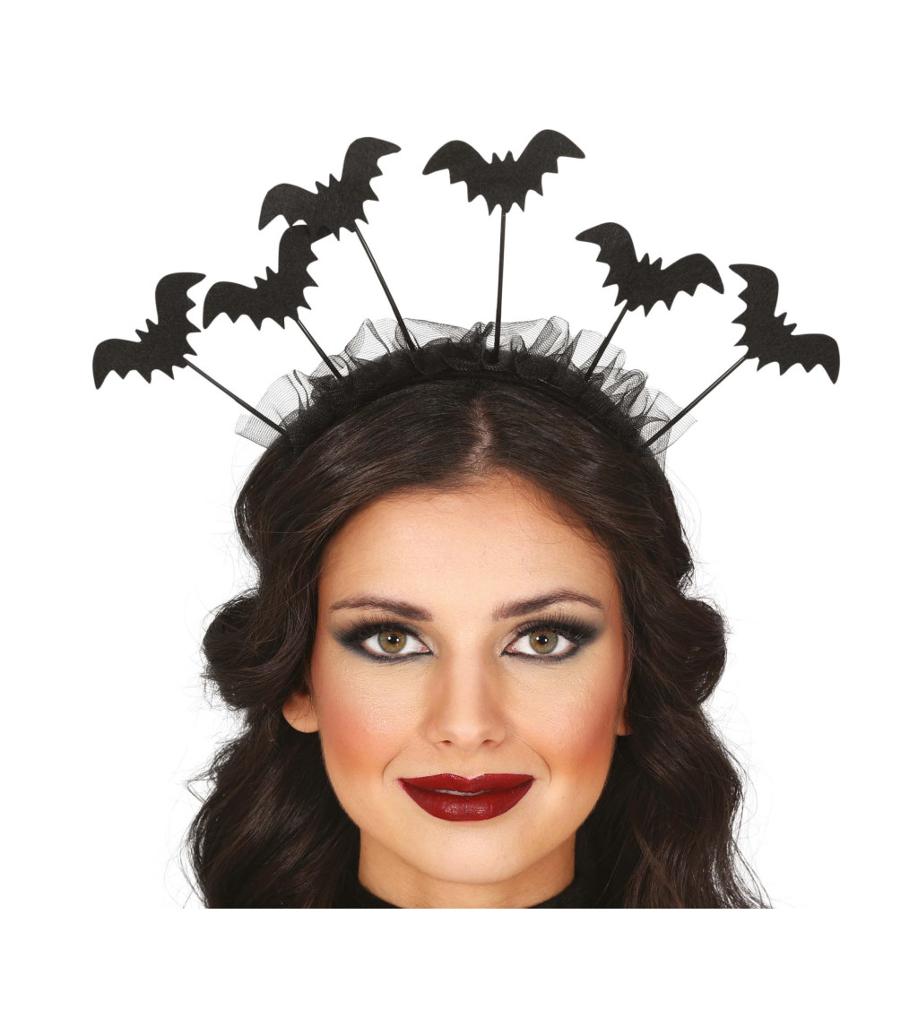 Čelenka s netopýry