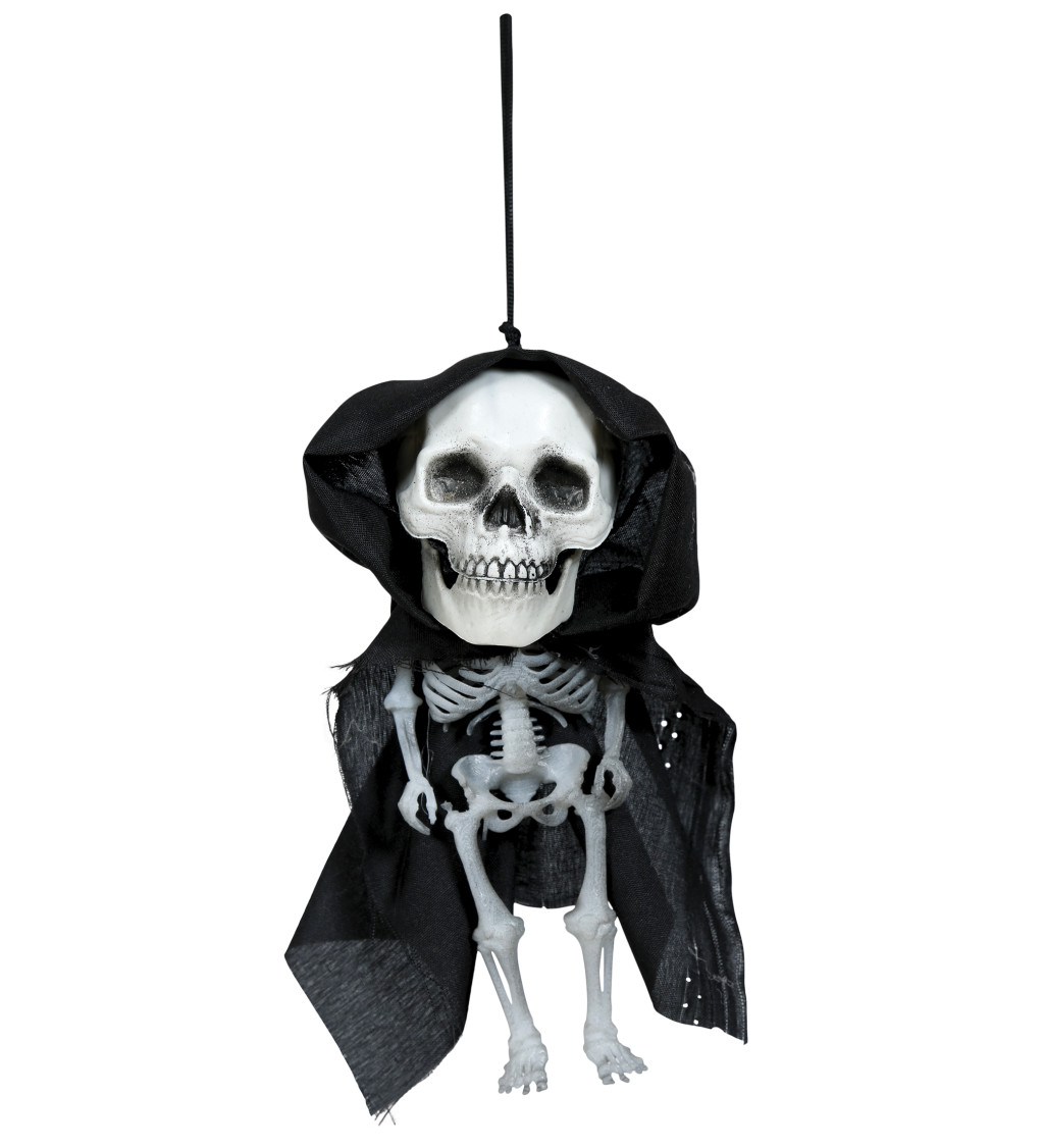 Přívěsek lebky s kápí