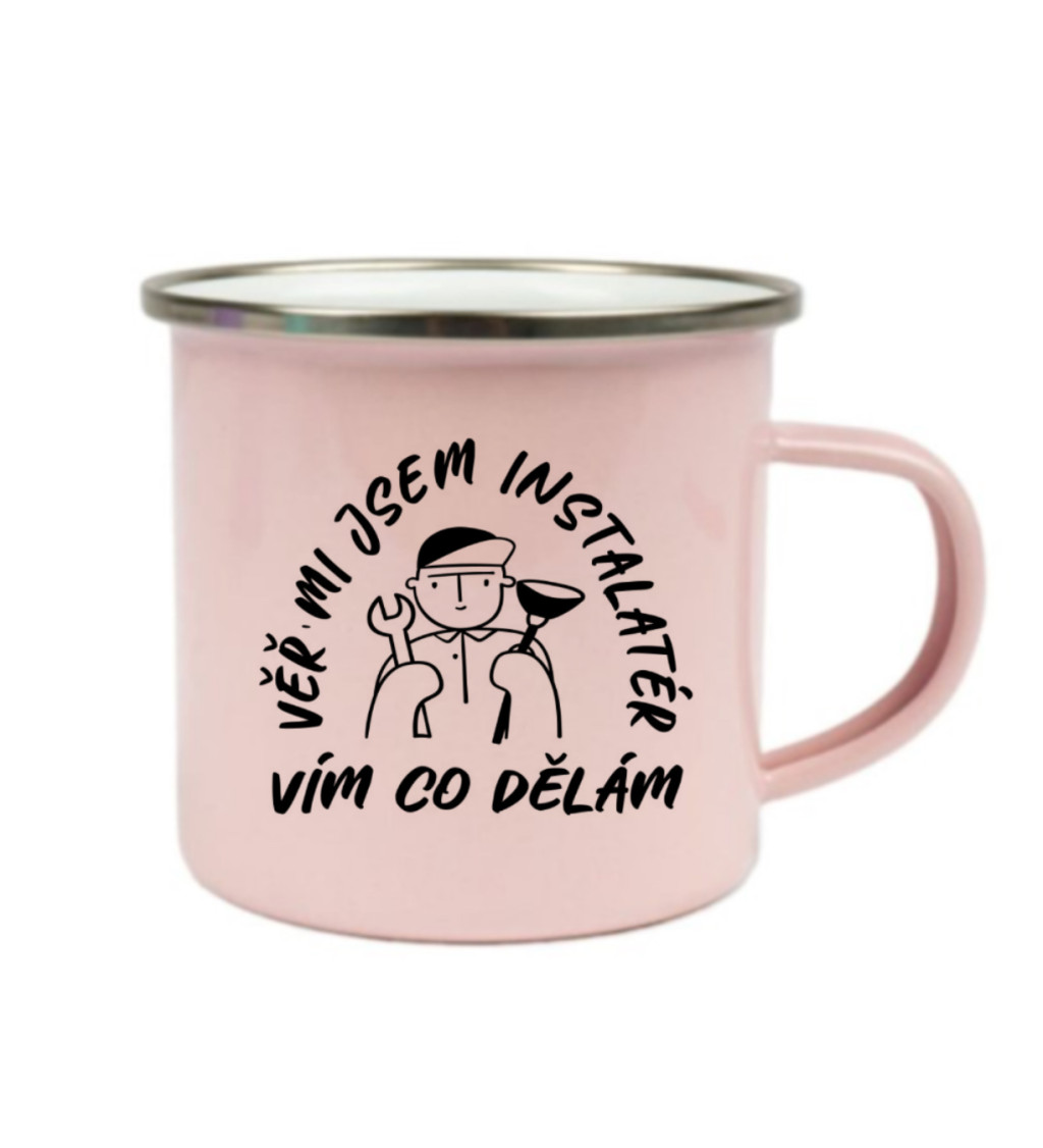 Plecháček růžový - Věř mi, jsem instalatér, vím co dělám