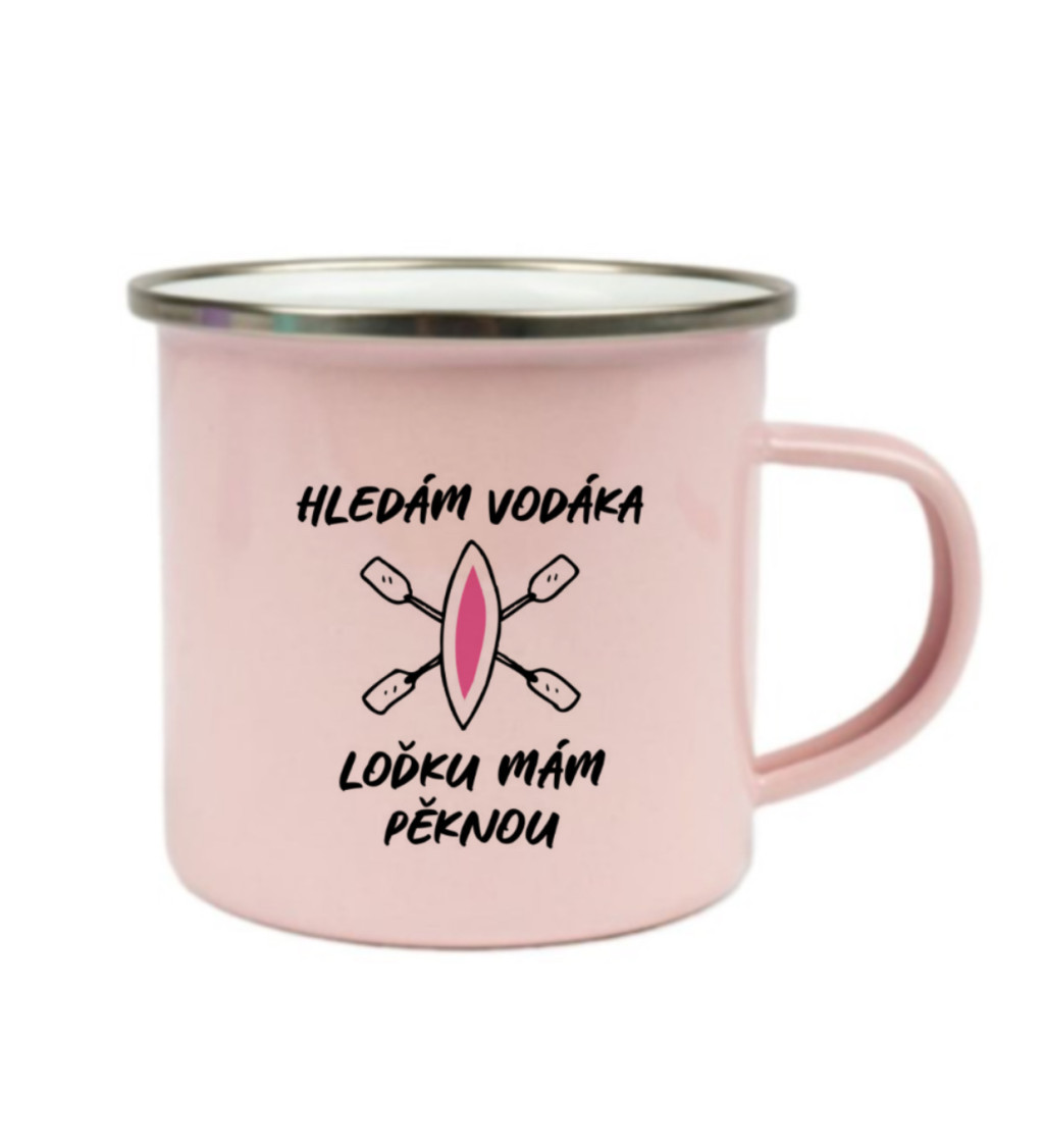 Plecháček růžový - Hledám vodáka, loďku mám pěknou