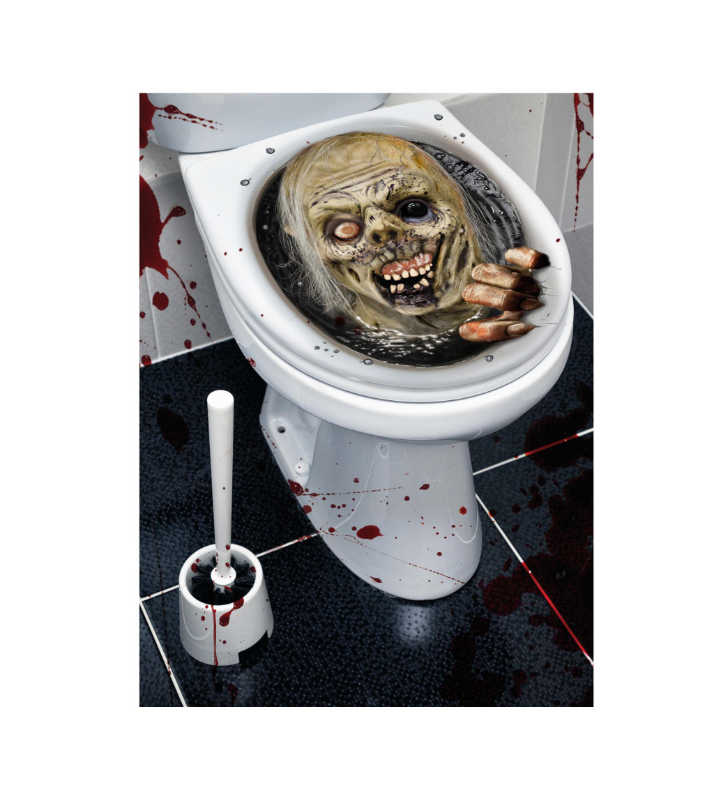 Dekorace WC zombie