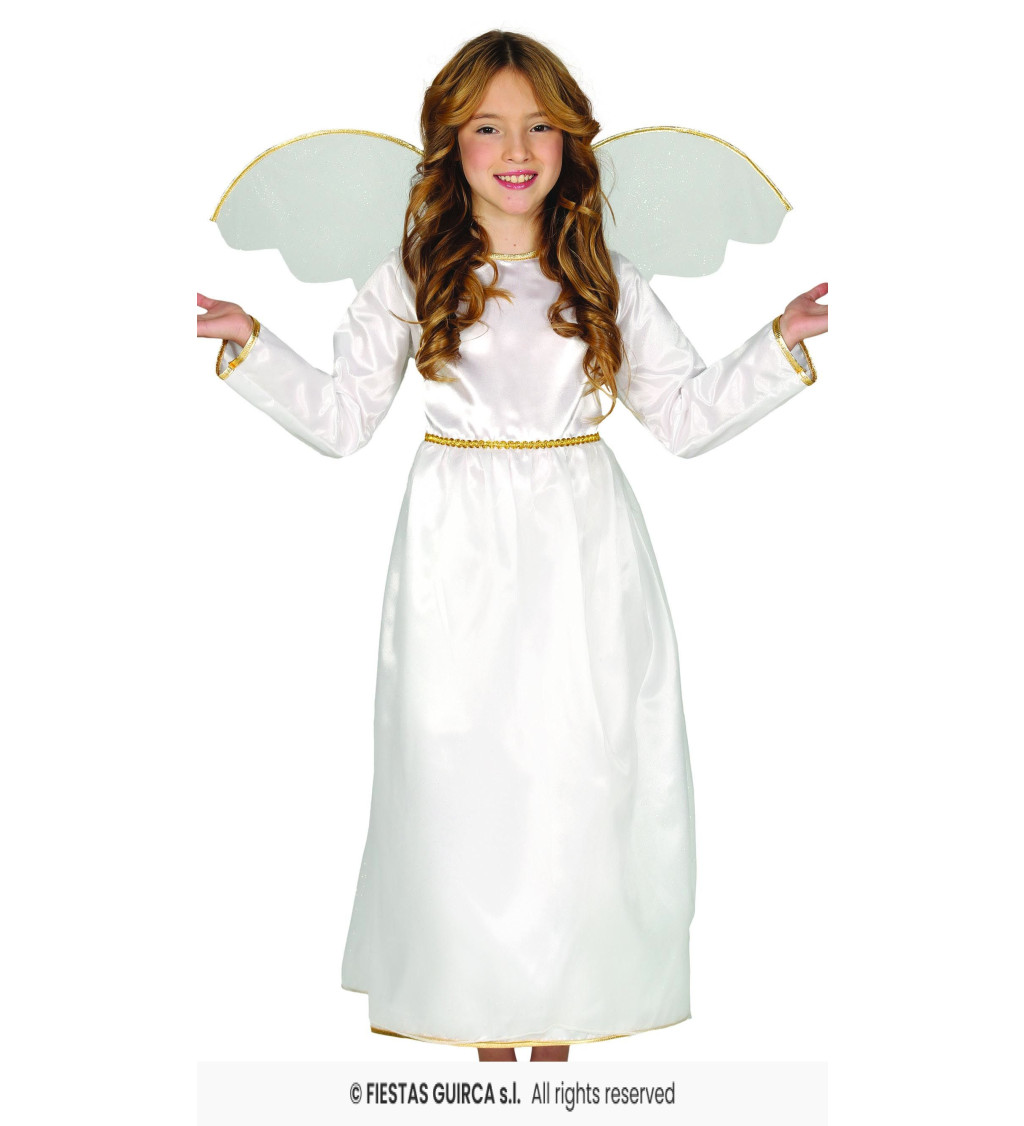 Dívčí kostým pro Anděla 3-4 roky