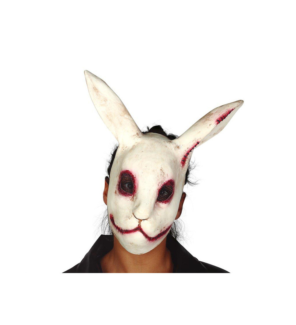 Maska strašidelný králík