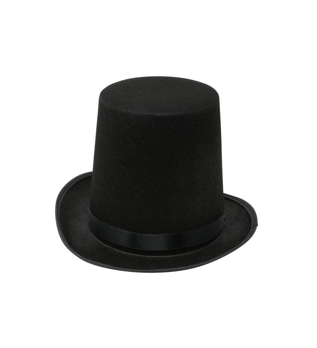 Vysoký filcový klobouk