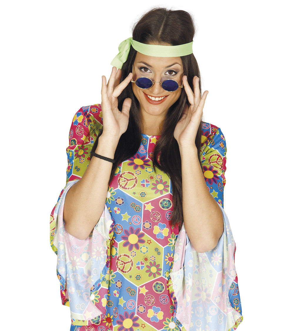 Hippie brýle - modré