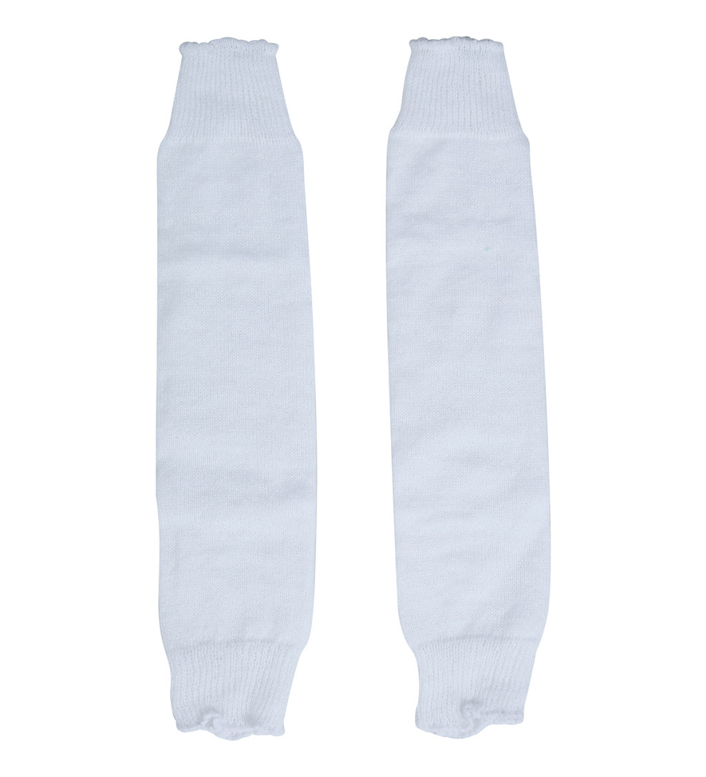 Bílé návleky na nohy