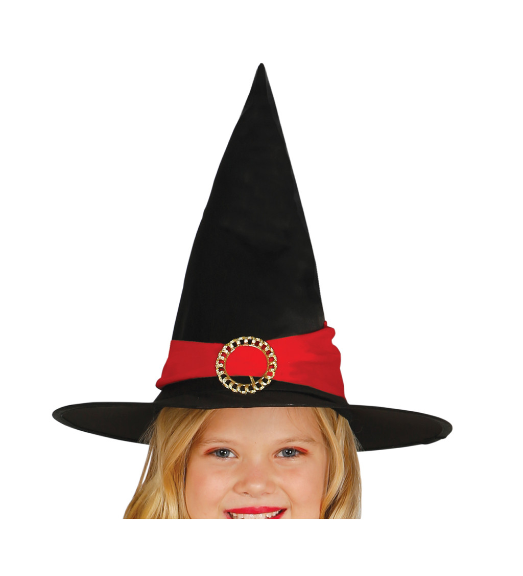 Dětský kostým červená čarodějnice