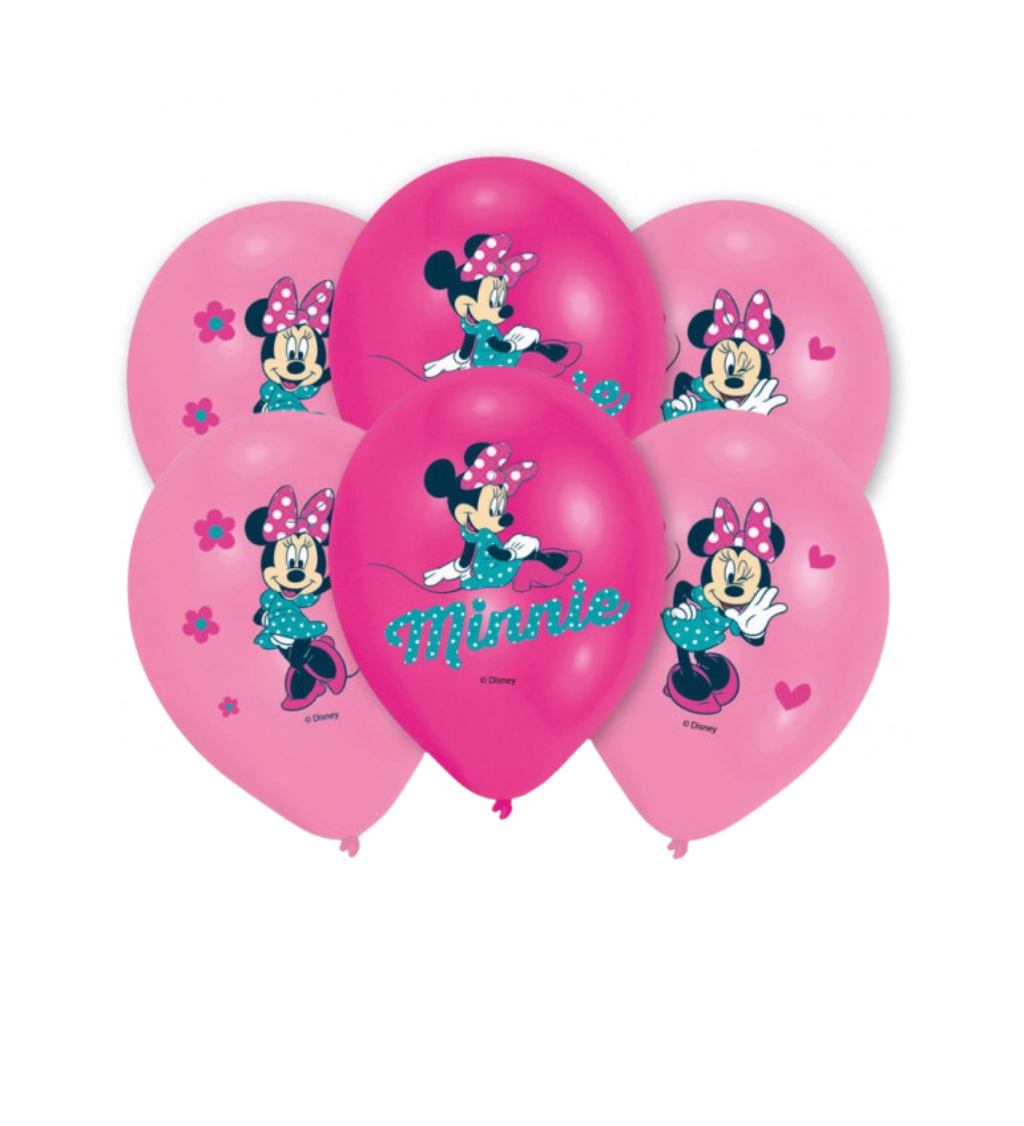 Latexové balónky Minnie mouse