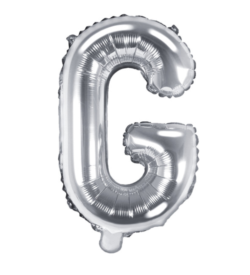 Stříbrný balón G