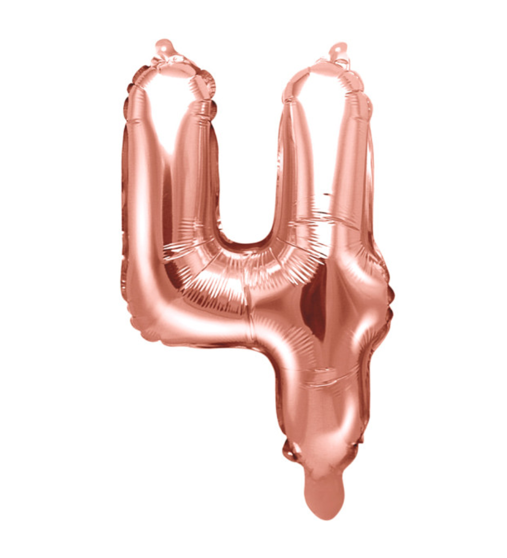 Rose gold balonek 4
