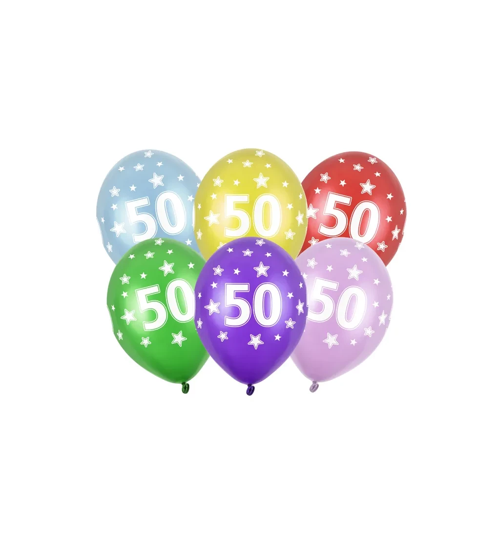 Latexové balónky - 50, barevné