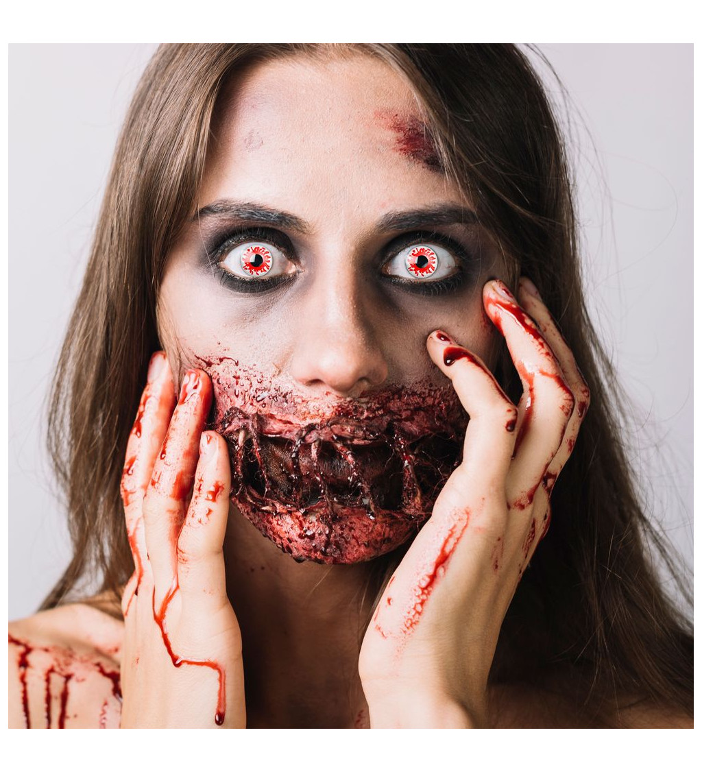 Kontaktní čočky jednodenní bloody mary