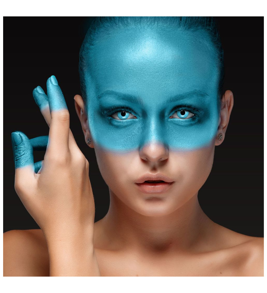 Kontaktní čočky jednodenní blue