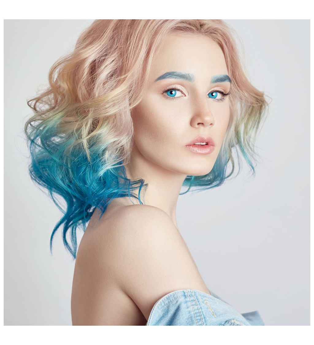 Kontaktní čočky jednodenní blue