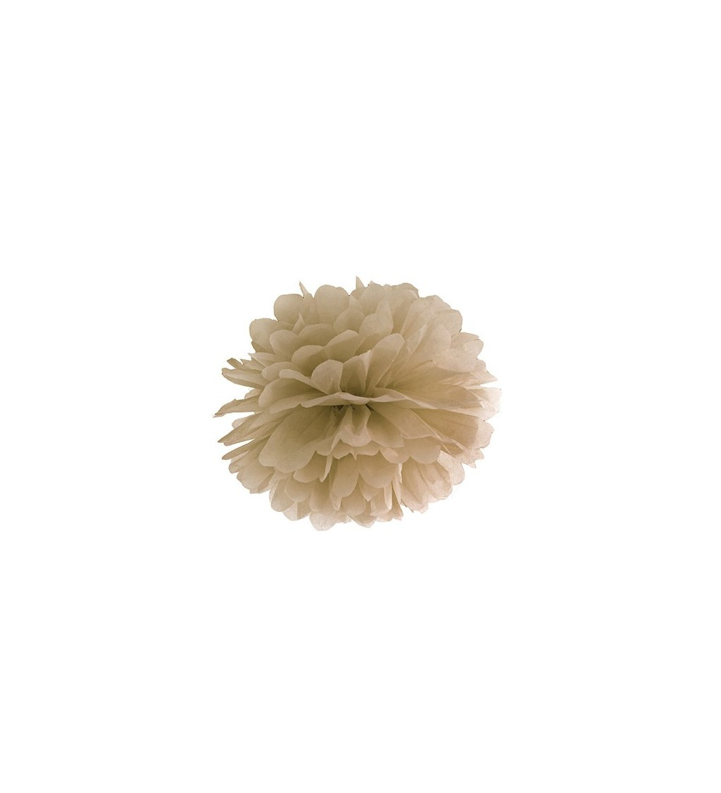 Pompon - karamelový