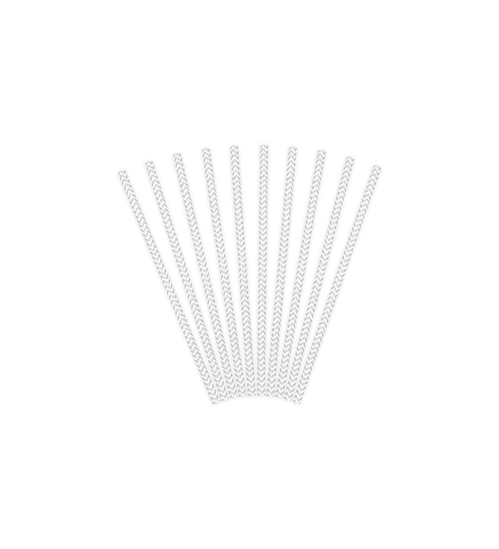 Brčka papírová – zig zag vzor