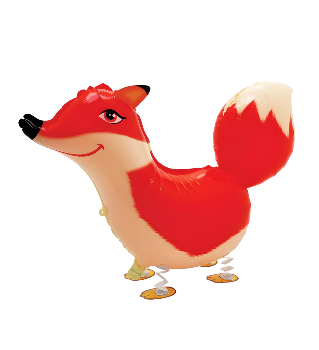 Chodící balónek liška