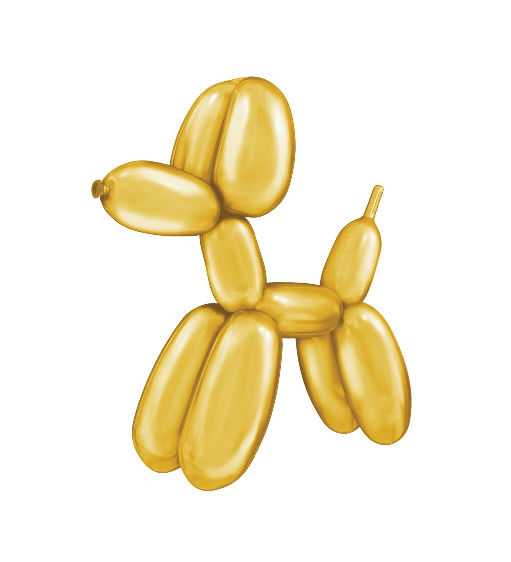 Modelovací balónky zlaté