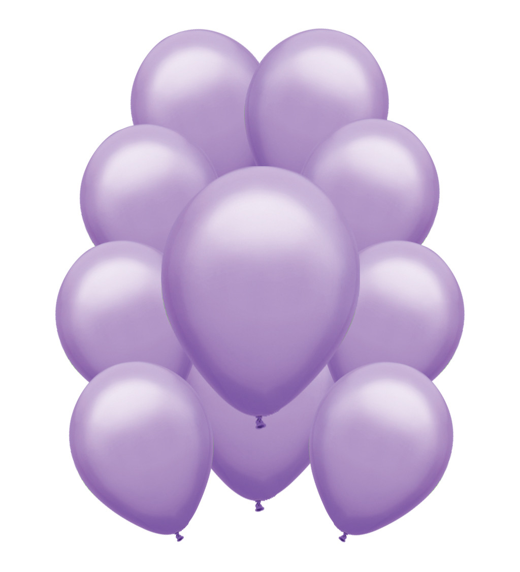Latexové balónky pastelové světlé fialové